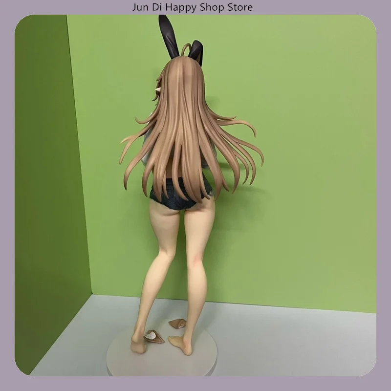 Figurine Anime Fille Elfe Lapin de 45 cm en Pose Debout, Modèle de Collection, Décoration de Bureau, Ornement, Jouet, Cadeau pour les Fans