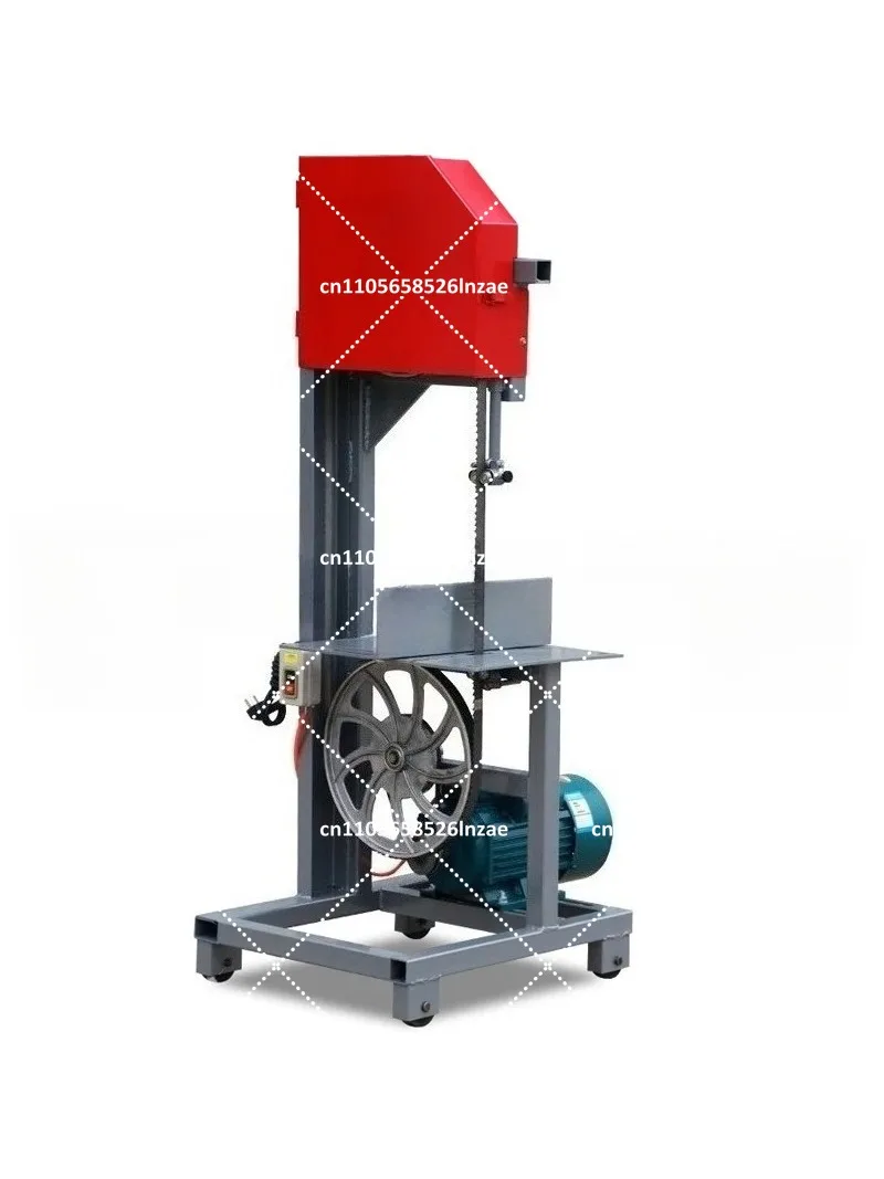 Multi-Function Electric Band Saw for Wood Cutting, Curve Slicing, Small Log & Panel Cutting, Dual-Voltage Home Use