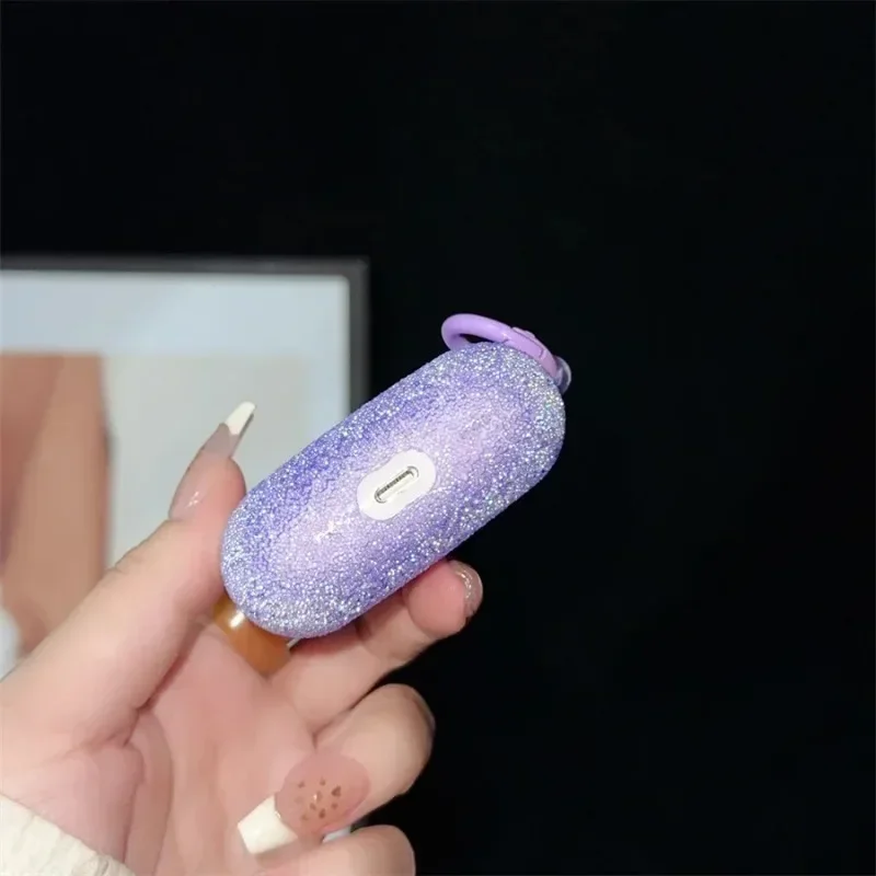 ل Airpods 4 3 2 1 بريق حجر الراين حافظة بلينغ ماتي واقية Funda ل Airpods Pro 2 بلوتوث سماعة حقيبة