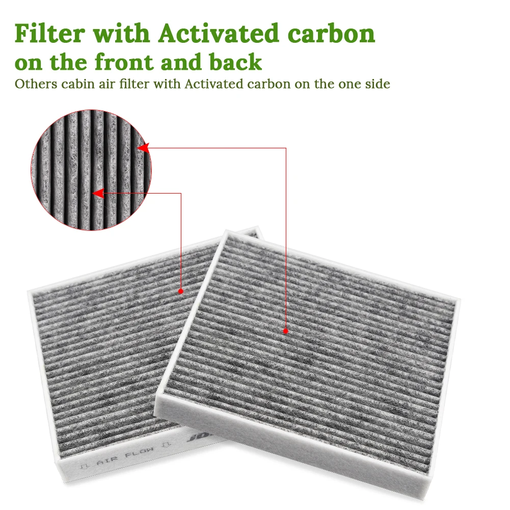 Car Air Conditioning Filter For Honda Accord 2003-2018 Civic 2006-2015 Air Conditioning Filter For Acura CSX ILX MDX RDX