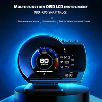 X-T A500 GPS HUD Head-Up Display OBD Speedometer Universal Durable Easy Install Easy To Use