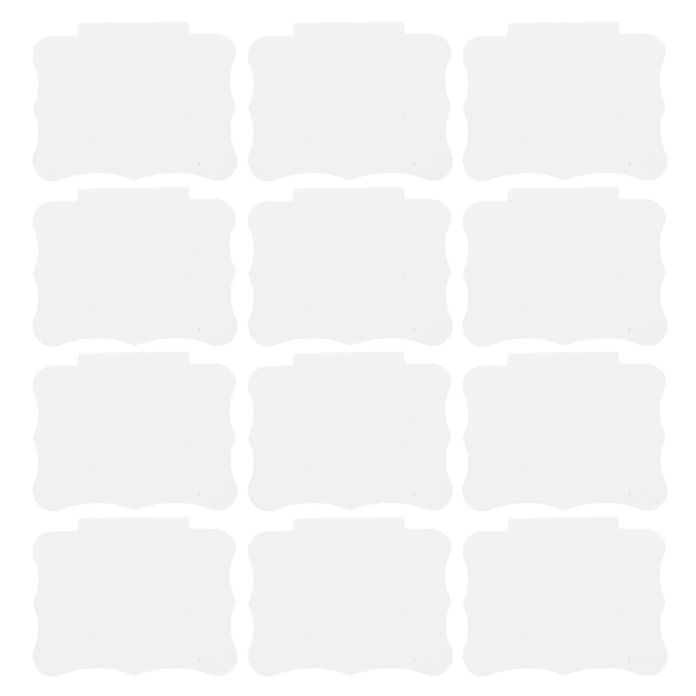 

20pcs Supermarket Price Basket Clip-On Label Erasable Sturdy Pvc Signage Tag Display Stand For Retail Store Exhibition