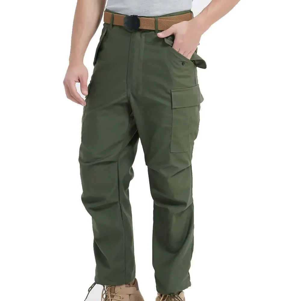 WW2 M65 Men's Outdoor Training Pants Cargo Pants Retro World War II American Style Soldier M65 Training Tactical Pants