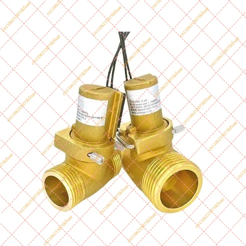 1-Inch All Copper Wall-Mounted Boiler Water Flow Sensor Switch - 6-Point Flow Monitoring Device