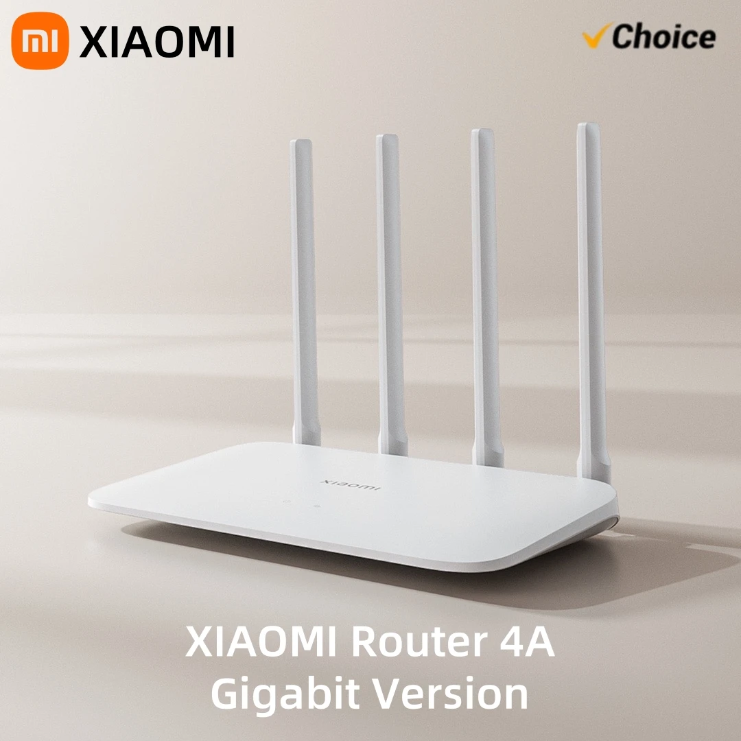 XIAOMI Router 4A Gigabit Version AC1200 2.4GHz 5GHz WiFi 1167Mbps Repeater 128MB DDR3 High Gain 4 Antennas Network Extender