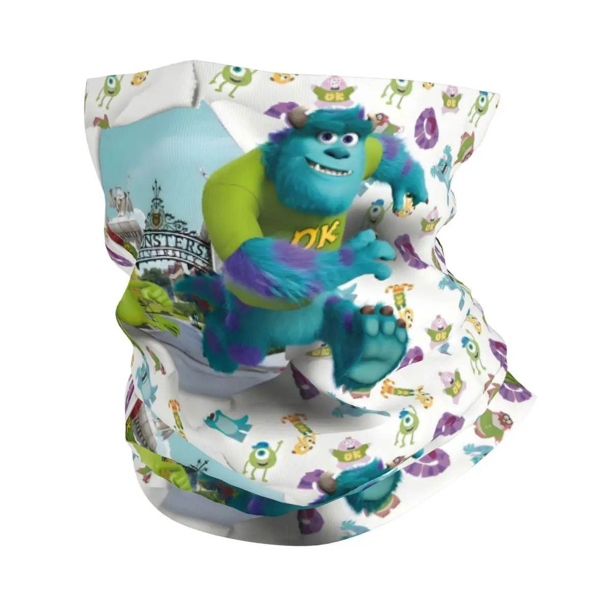 

Anime Monsters University Cartoon Headband Neck Warmer Ski Hunting Tube Scarf Children's Comedy Film Face Bandana Gaiter