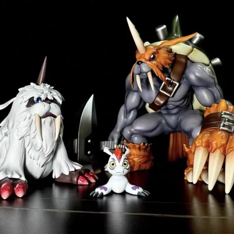 

Digimon Adventure Zudomon аниме фигурка Garurumon фигурка статуя коллекция модель украшения куклы игрушки детский подарок на день рождения
