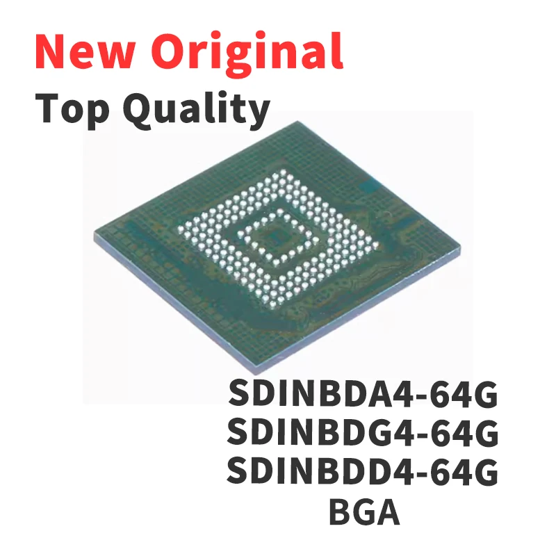 SDINBDA4-64G SDINBDG4-64G SDINBDD4-64G SDIN5C1-64G SDIN5C2-64G SDIN5C4-64G EMMC64G-M525 BGA (1 Pcs) New Original Chip IC