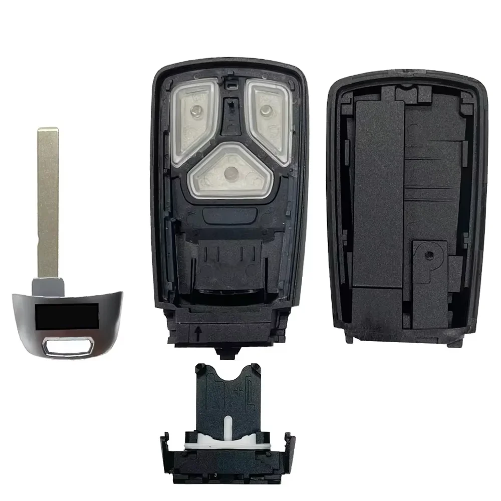 YOCASTY Smart Remote Car Key Shell Replacement For Audi A4 A5 A4L S4 S5 Q3 Q5 Q7 TT 2017-2019 Auto Case Fob Blade Accessories