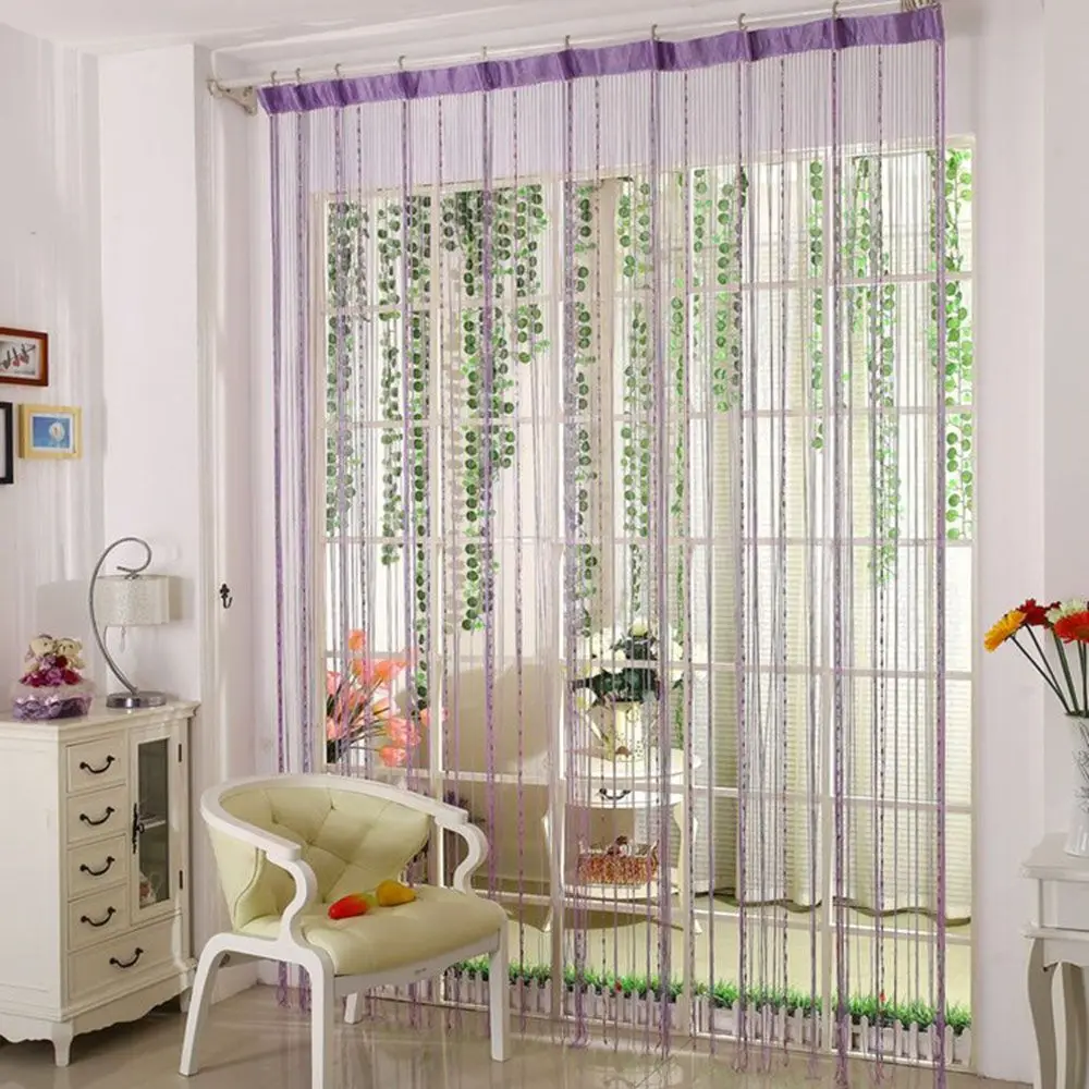 Dew Drop Chain Bead Curtain String Door Room Divider Fly Bug Screen Tassel 1Mx2M