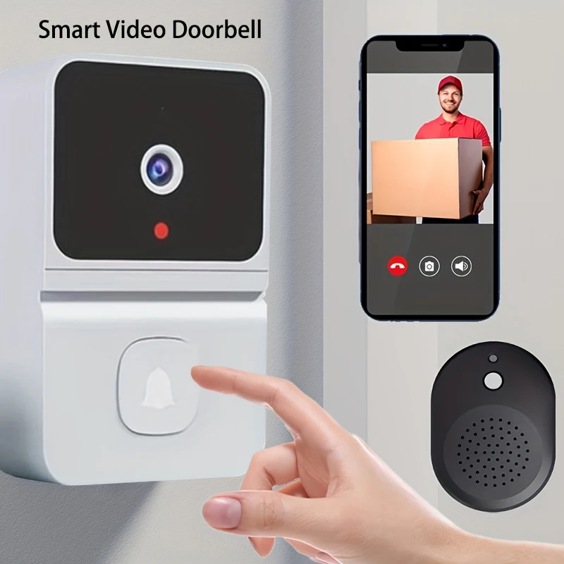 Wireless Doorbell WiFi Outdoor HD Camera Security Door Bell Night Vision Video Intercom Voice Change Home Monitor Door For Phone