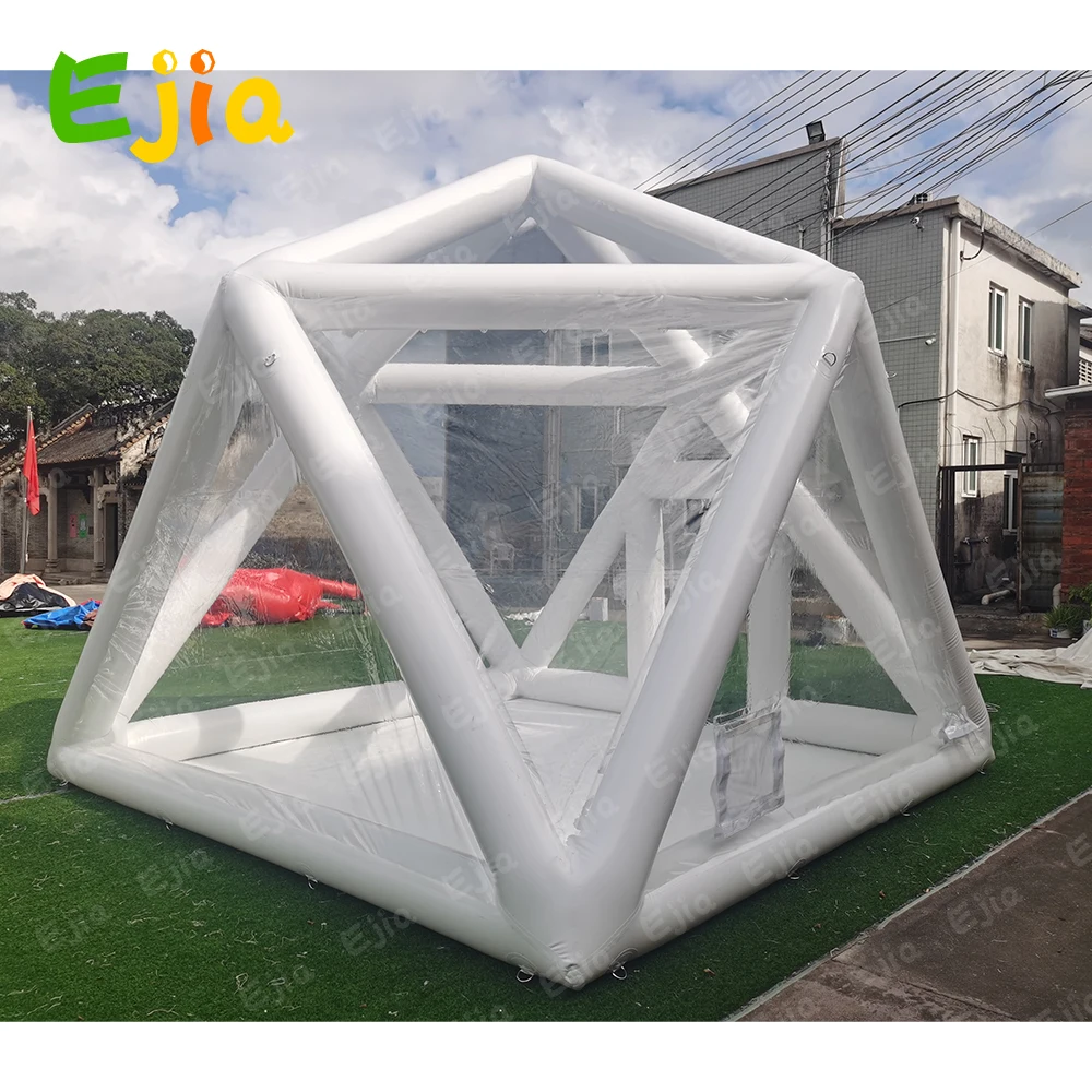 Pop Up Inflatable Bubble Tent 10/13FT 5+People Large Space Outdoor Hiking Camping Windproof Rainproof Breathable Sunscreen Tent