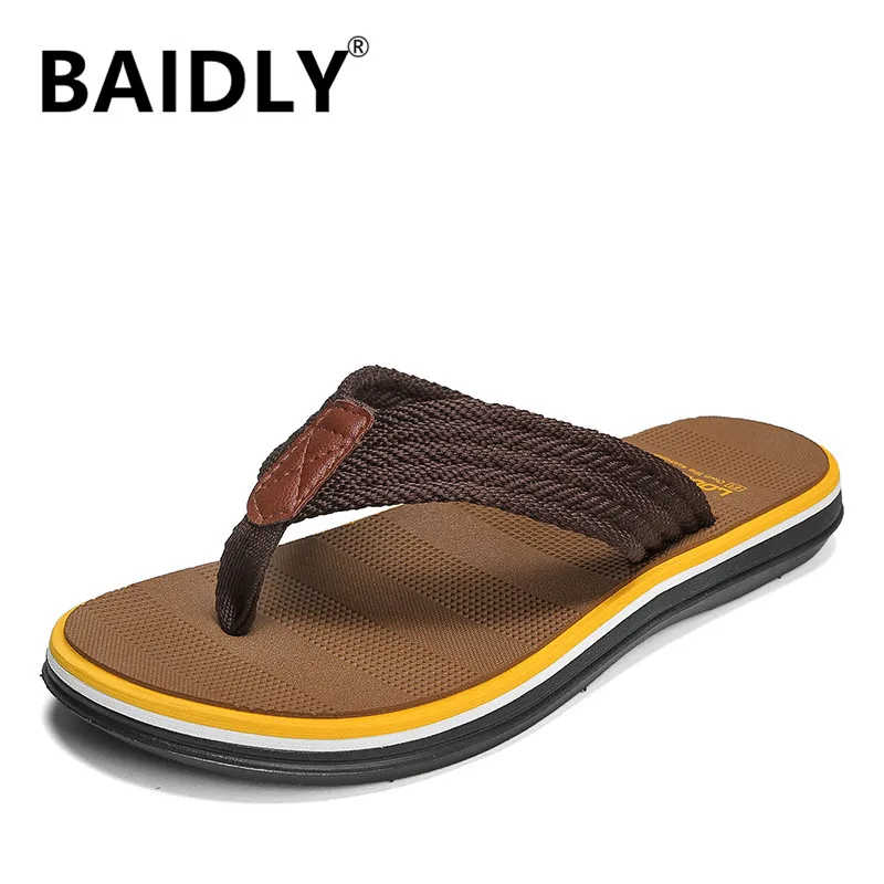 

Men's Flip Flops Soft Massage Slippers Men Outdoor Beach Flip Flops Summer Tongs Casual Man Shoes Zapatos De Hombre