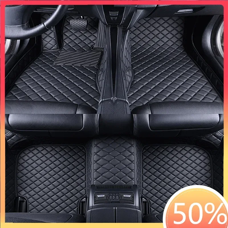 Custom Car Floor Mats For Geely Coolray 2019 2020 2021 Leather Floor Durable Rugs Full Protector Auto Accessories Foot Carpet