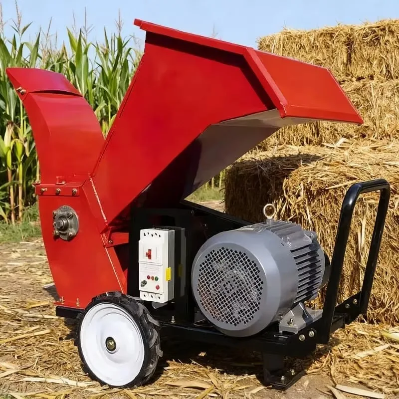 Wood Shredder Mini Chipper Shredder Tree Chipper Branch Industrial Wood Wood Crusher Shredder - view 6