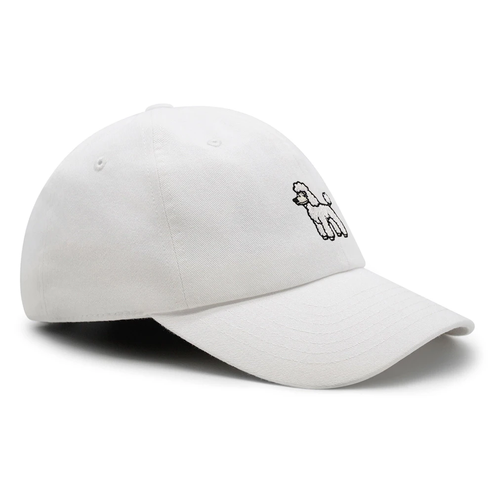 Fancy Poodle Dad Hat Cute Kawaii Embroidered Baseball Cap Pet Puppy Trucker hat