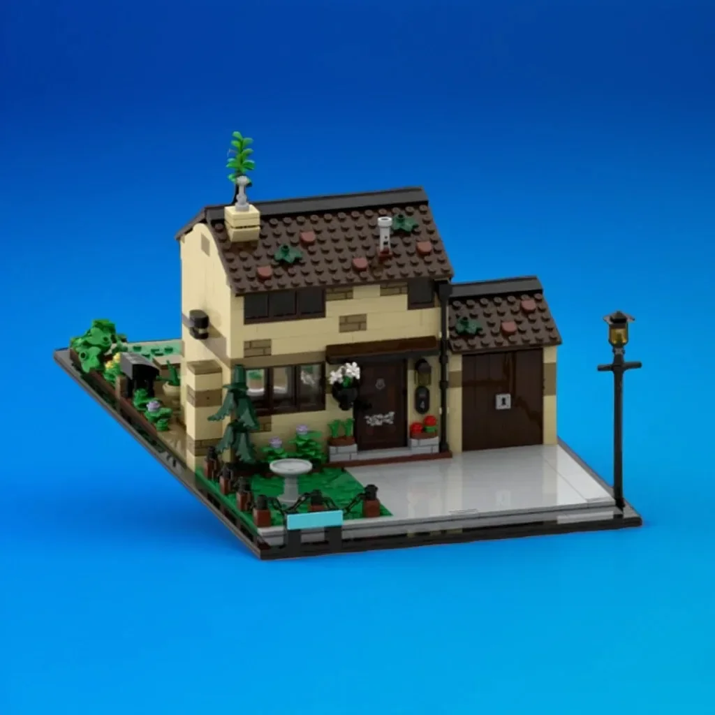 619pcs MOC 4 Privet Drive Expansion 2025 Harry Building Blocks Space Imagination Up Christmas Toy Gift Solve The Problem Up