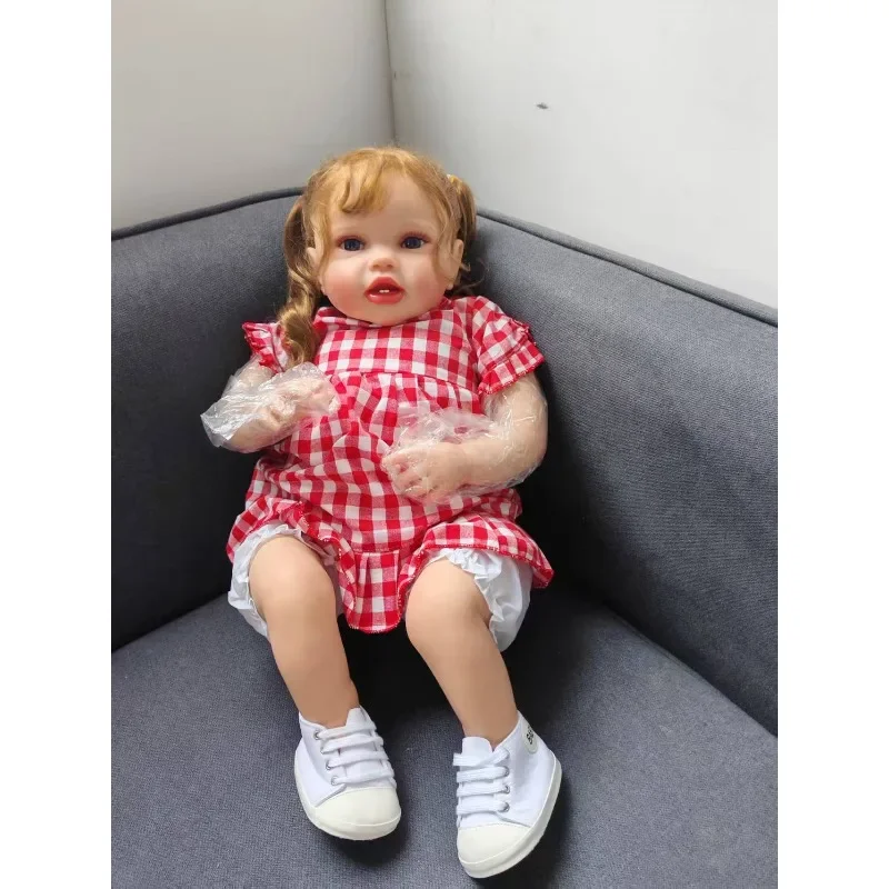 24inch 60cm Reborn Baby Toddler Lottie  Princess Girl lifelike Soft Touch 3D Skin Art Doll