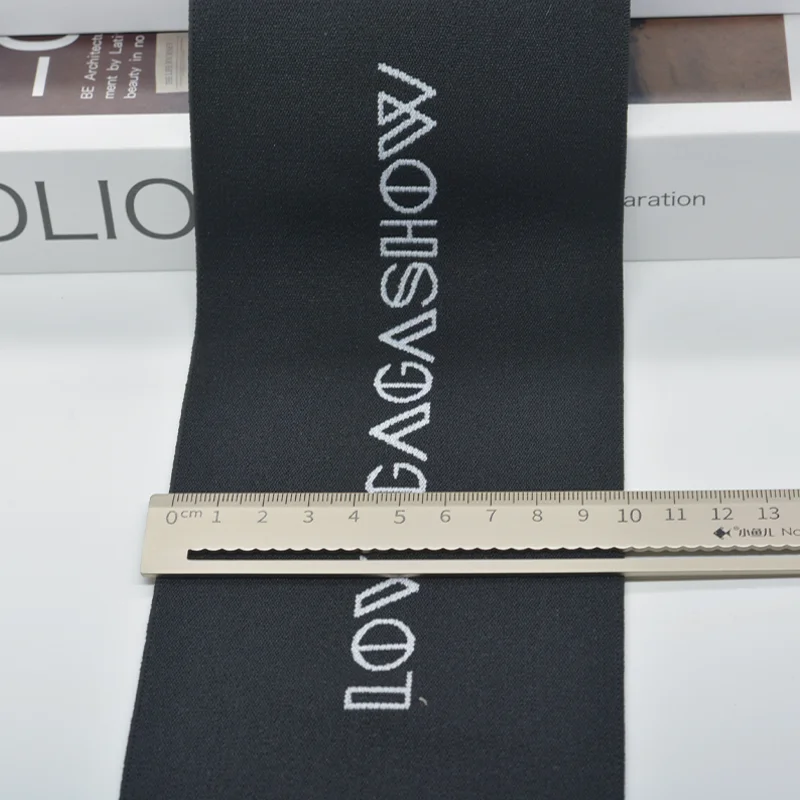 10cm Ultra Wide Letter Elastic Bands High Waist Skirt Rubber Sewing Elastic Belt Pants trousers Thick diy Clothing Accessories