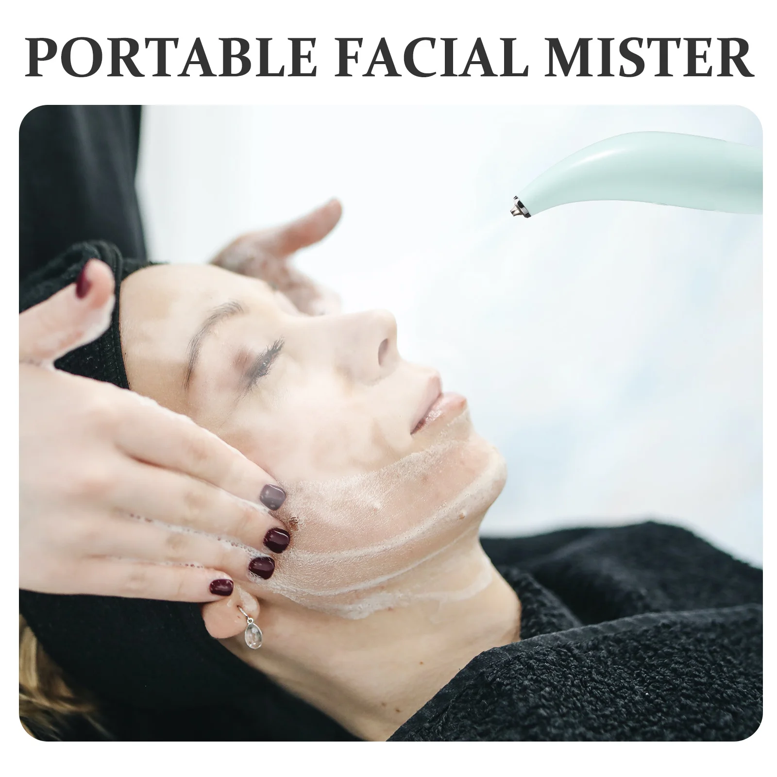 

Mini Portable Steamer Women Face Handheld Mist Sprayer Skin Care Tool Compact Beauty Device Lightweight Abs Material Travel Size