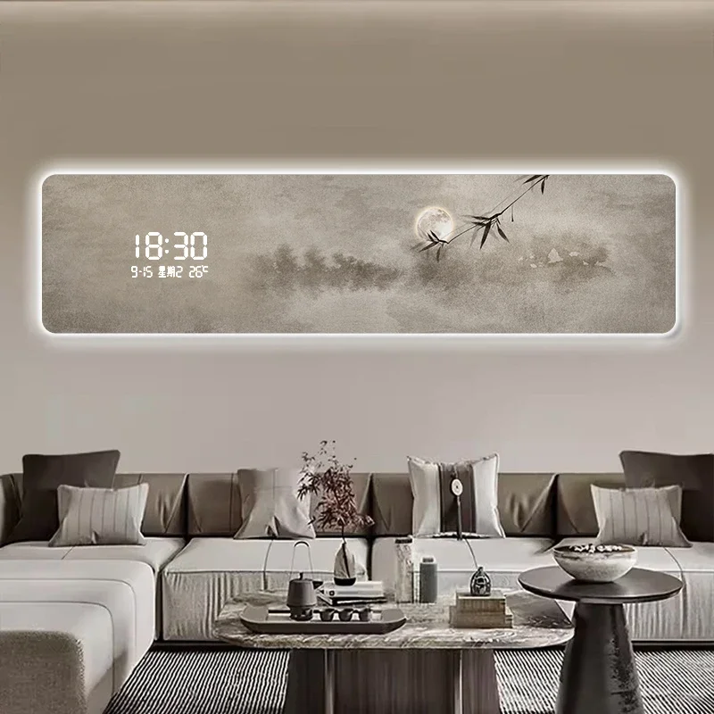 Unique Design Luxury Wall Clock Aesthetic Bathroom Living Room Art Wall Clock Aesthetic Modern Horloge Murale Home Decoration