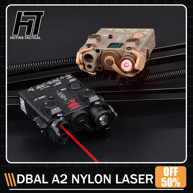 

DBAL-A2 Airsoft Mini Red/Green Dot IR Aiming Laser IR illumination Strobe Flashlight night vision Wepon Light PEQ Hunting 20mm