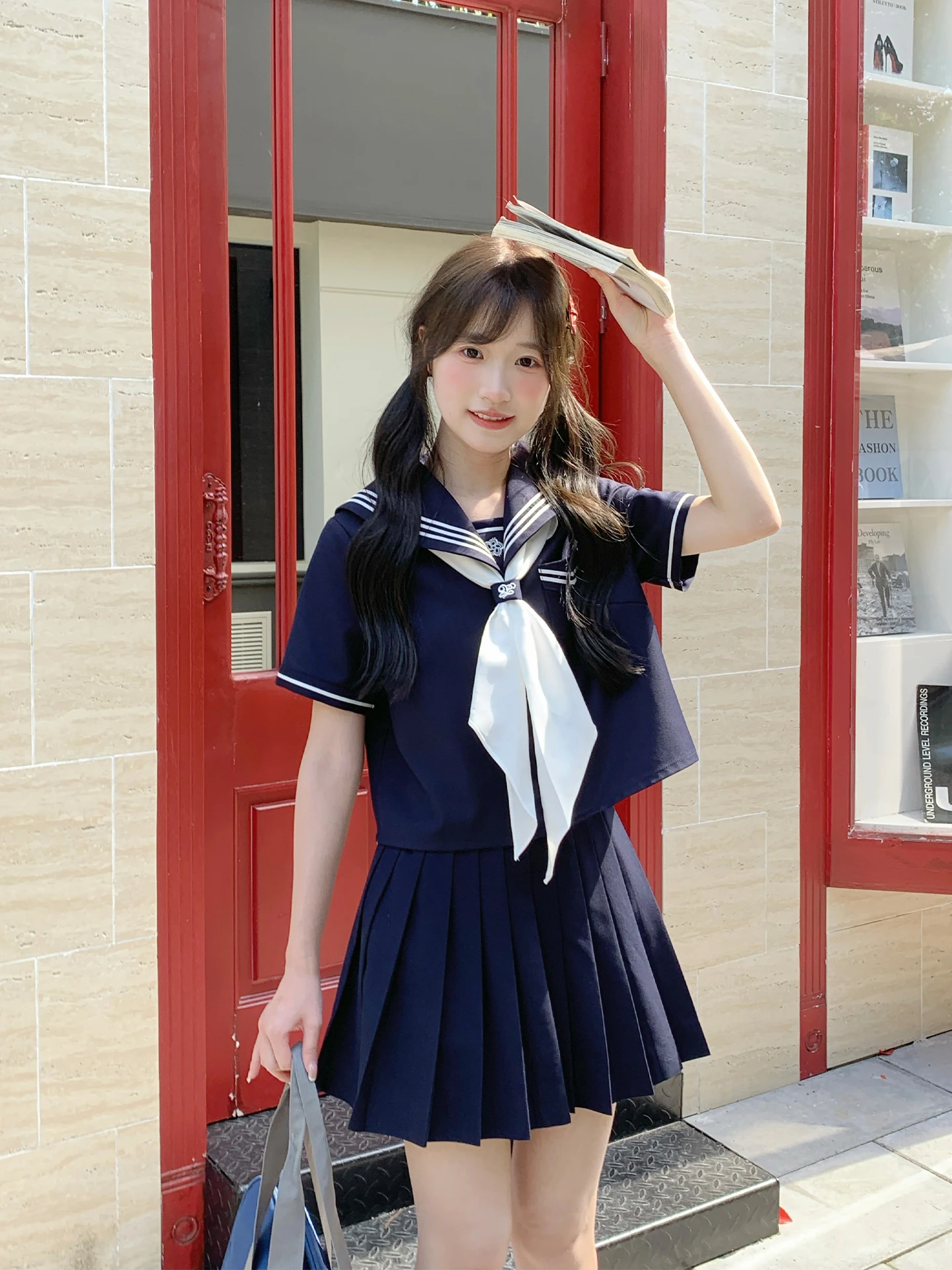 

Original Design Jk orm ort Sve Sweet Sle Summer orm Top for Women Tokyo Annual Record Navy Blue School orm...