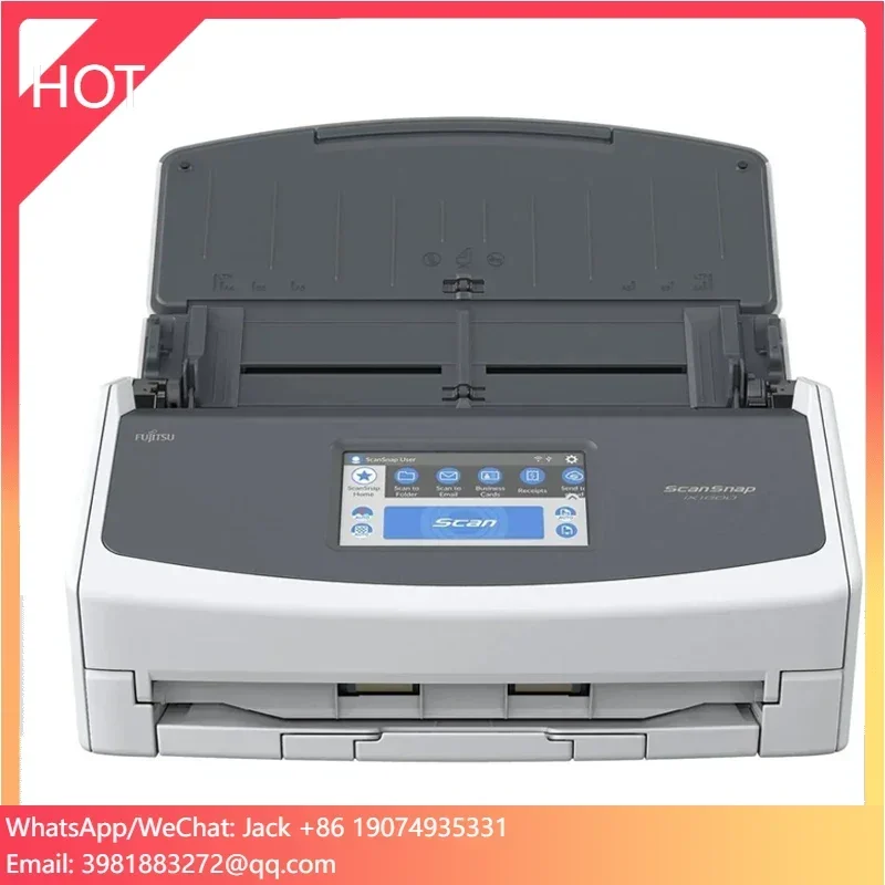

For Ricoh ScanSnap IX1600 Deluxe Color Duplex Document Scanner With Adobe Acrobat DC Pro and PC