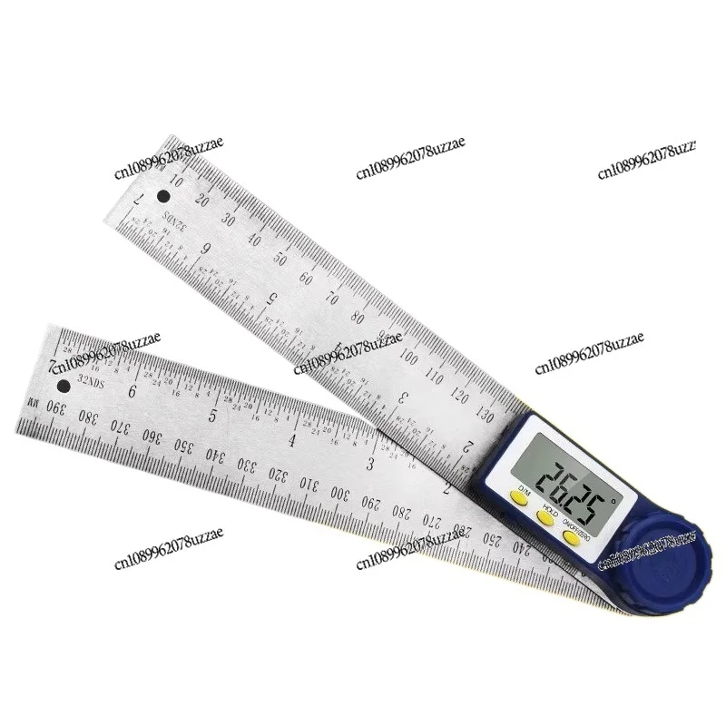 0-200Mm Digital Angle Ruler, Angle Ruler Protractor Woodworking Ruler High-precision Angle Measuring Instrument