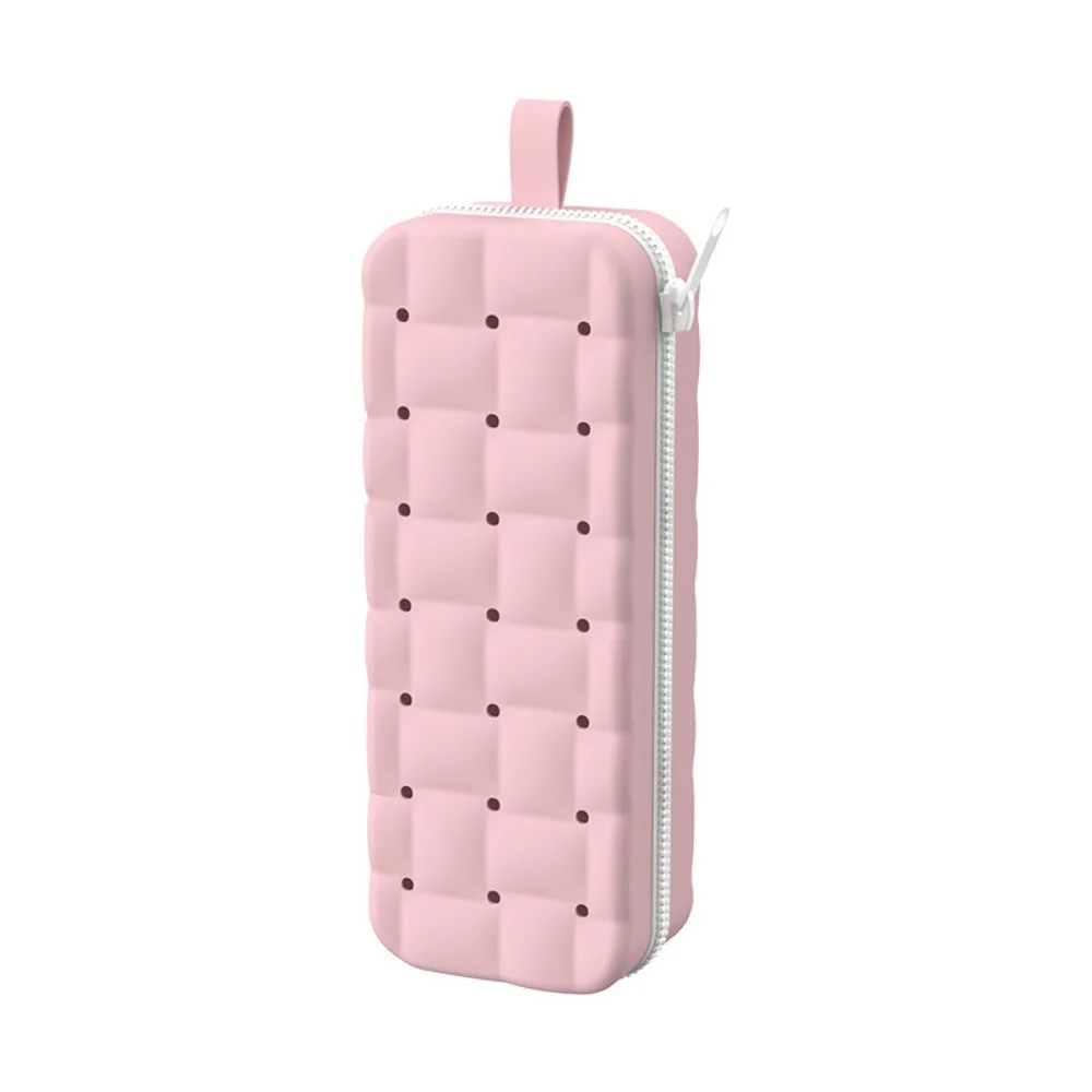 

Large Capacity Silicone Goggles Case Breathable Drain Hole Portable Goggles Bag Protective Anti-Scratch Swimming Glasses Box