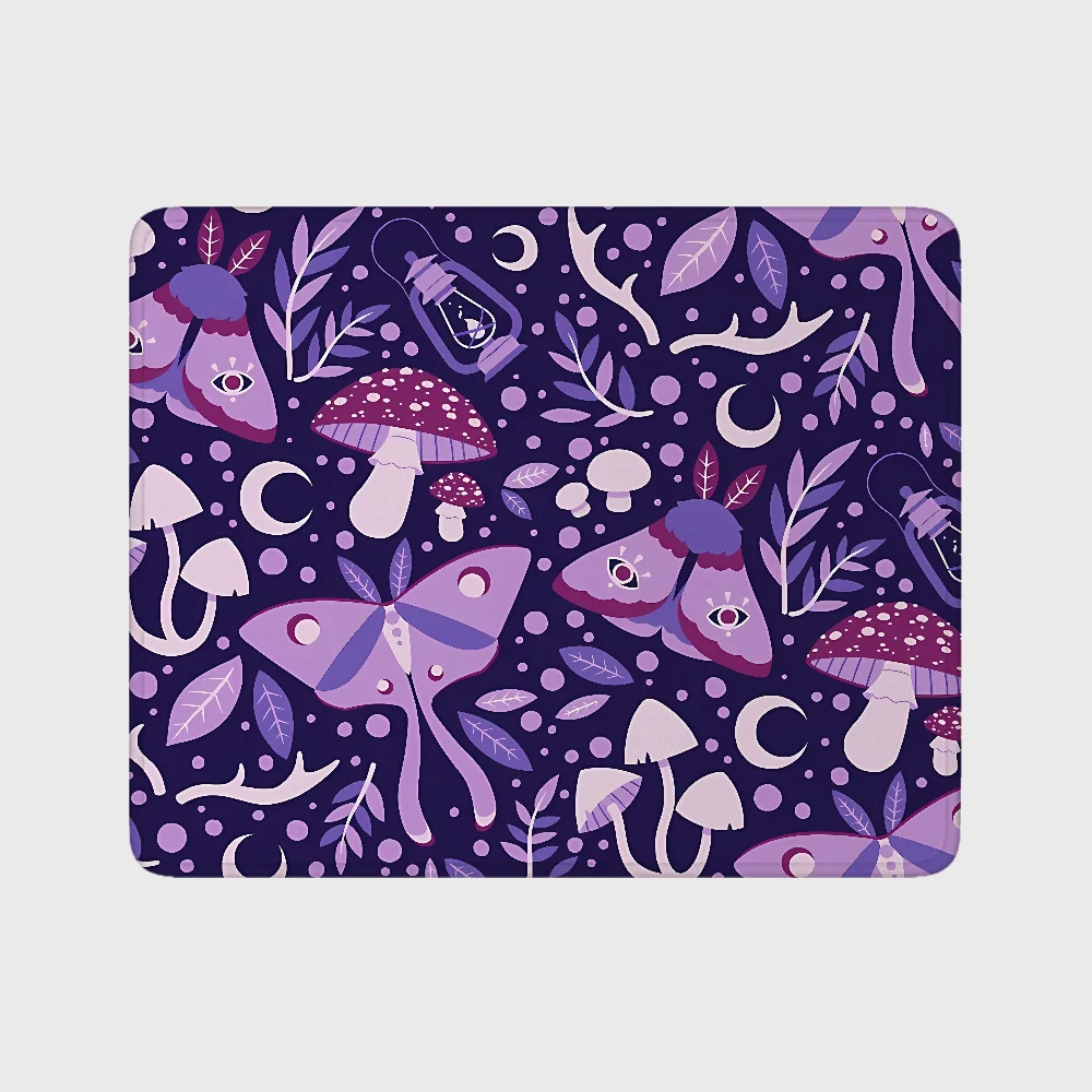 The Woods Gaming Mouse Pad Purple Computer Desk Accessories Mat Pc Gamer Small Mousepad Keyboard Pads Rubber Office Desk Mat