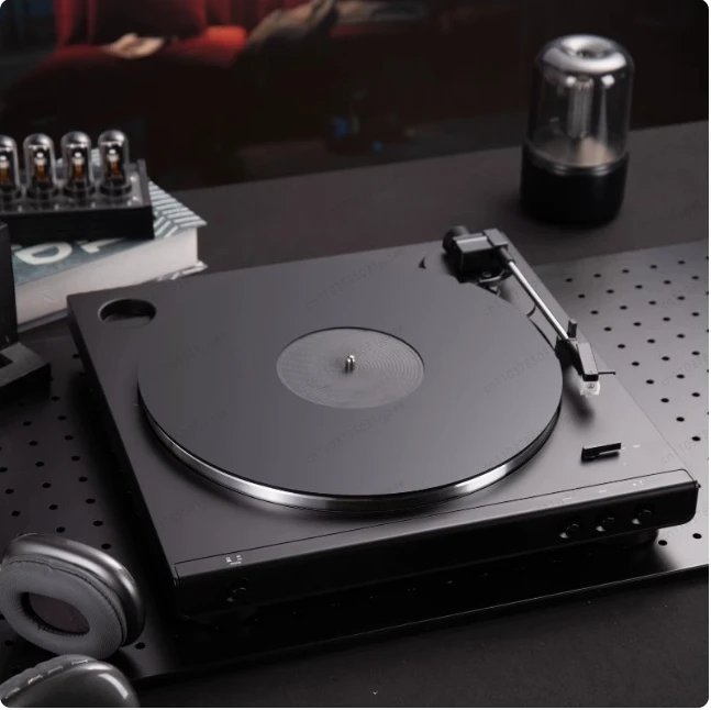 

Виниловый противоскользящий коврик для пластинок 12 дюймов, флуоресцентный, акриловый, универсальный для проигрывателей винила