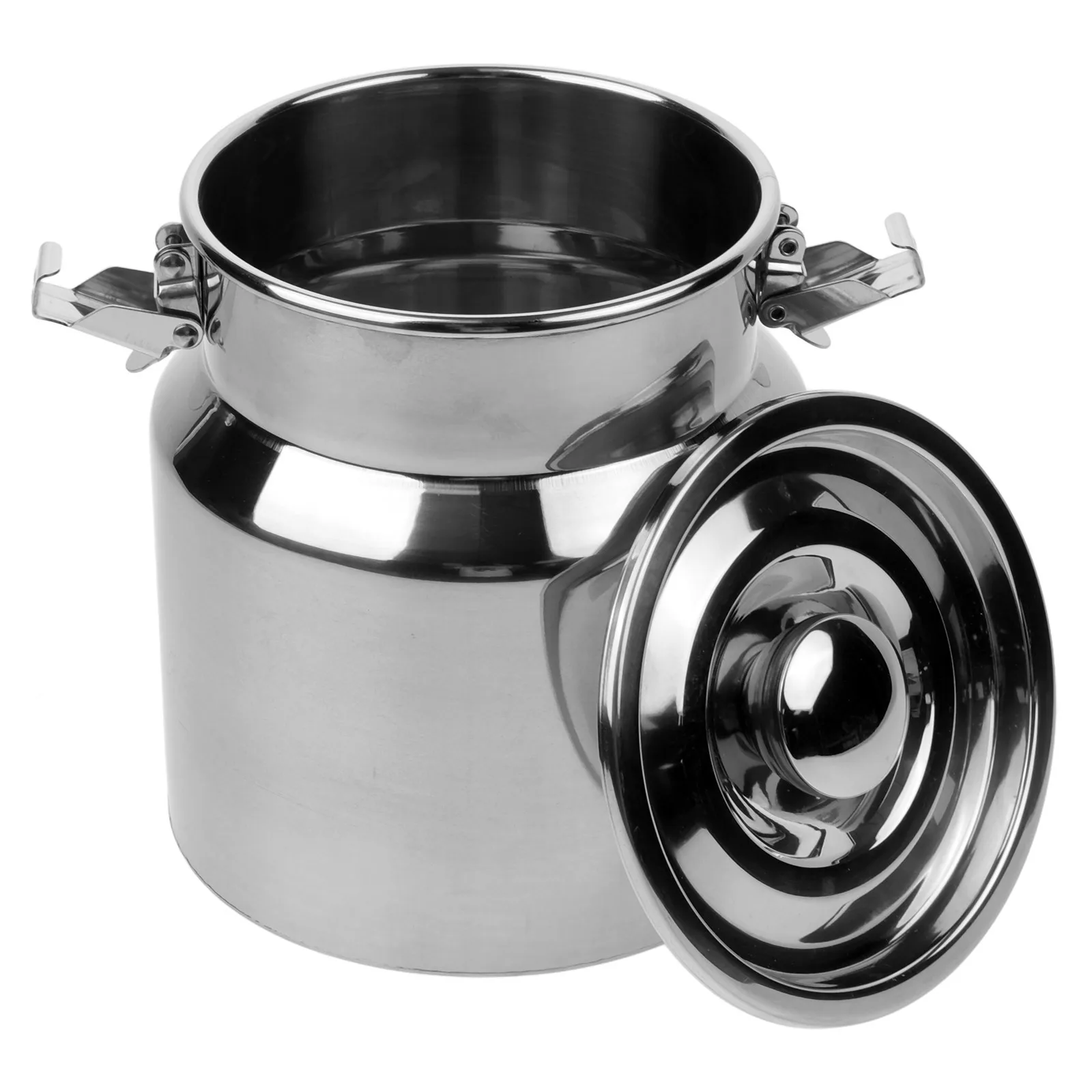 Boîte à lait en acier inoxydable, petite pichet scellé pour récipient de rangement de cuisine, pot de grains de café, graisse, farine de riz, huile de céréales