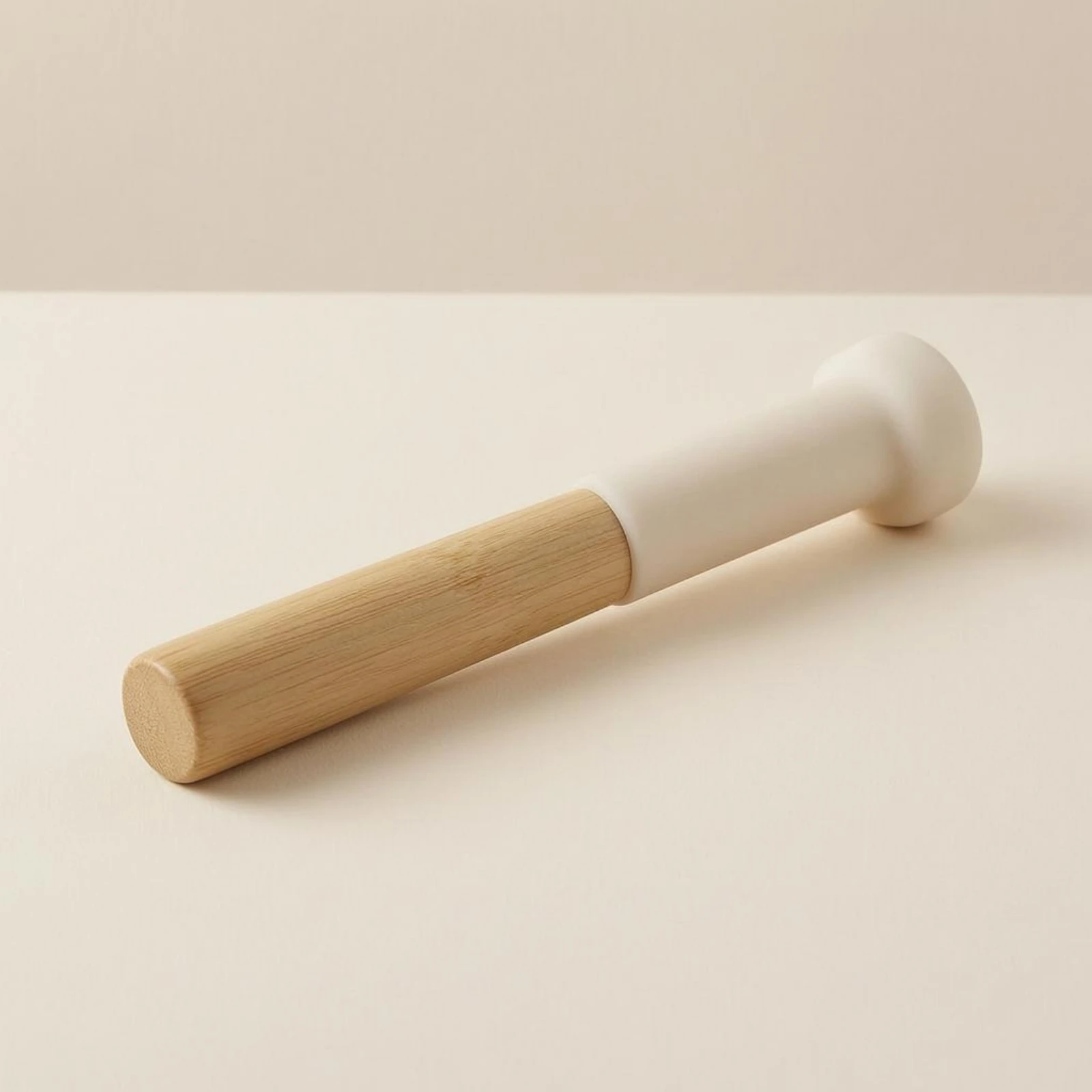 Marteau de méditation pour bol chantant, batte de sonorisation en silicone, baguette de guérison sonore, mouvement conscient, tête en silicone, purification énergétique