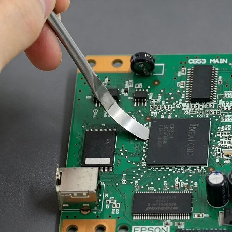 Ultradünnes, flexibles, professionelles Metallwerkzeug zum Öffnen für die Reparatur von Mobiltelefonen, Tablets, Spielkonsolen und gebogenen Bildschirmen. – Detail 5