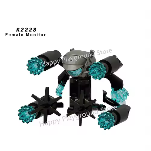 New KDL SWAT Skibidi Toilet Man Figures Anime Block Toys TvMan Titan Cameraman Speakerman Bricks Model Toy Birthday Gift - Image 52