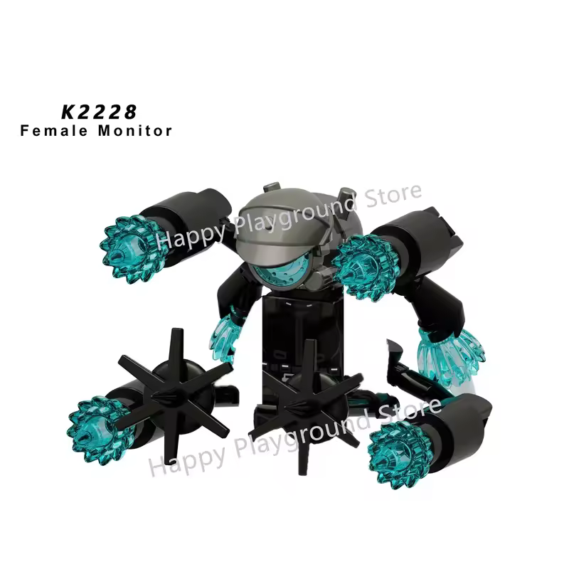 New KDL SWAT Skibidi Toilet Man Figures Anime Block Toys TvMan Titan Cameraman Speakerman Bricks Model Toy Birthday Gift - Image 52