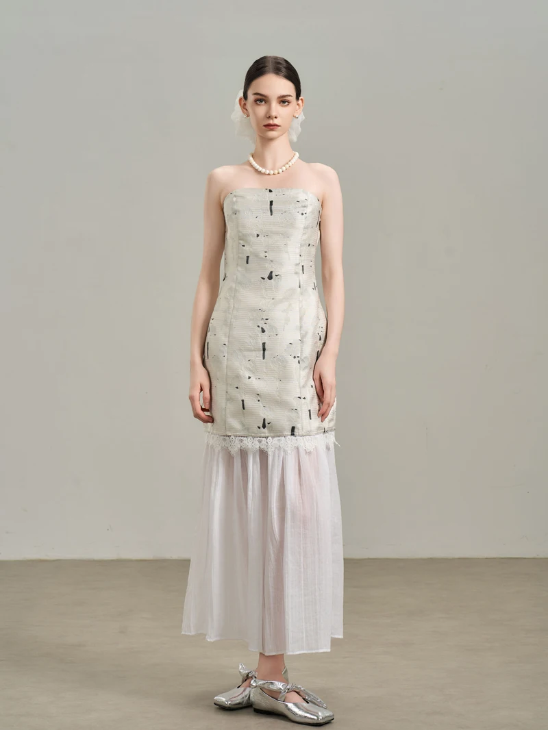 

NINILIUIU Белый халат с кружевными вставками для путешествий, свадеб, утренних мероприятий, отдыха на острове, в стиле Sweet Sle, средней длины