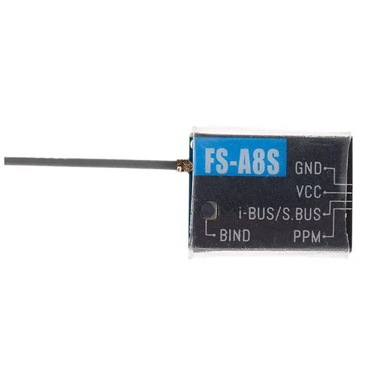 

Многороторный приемник FLYSKY 500 кГц FS-A8S V2, улучшенная версия для мультироторных дронов - Новинка