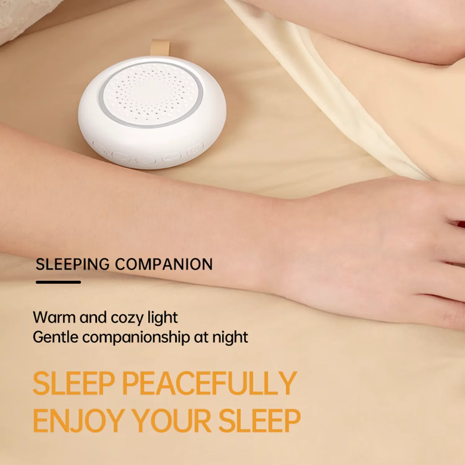 Baby White Noise Machine Rechargeable Timed Shutdown Sleep Machine Baby Sleep Sound Player Night Light Timer Noise Player