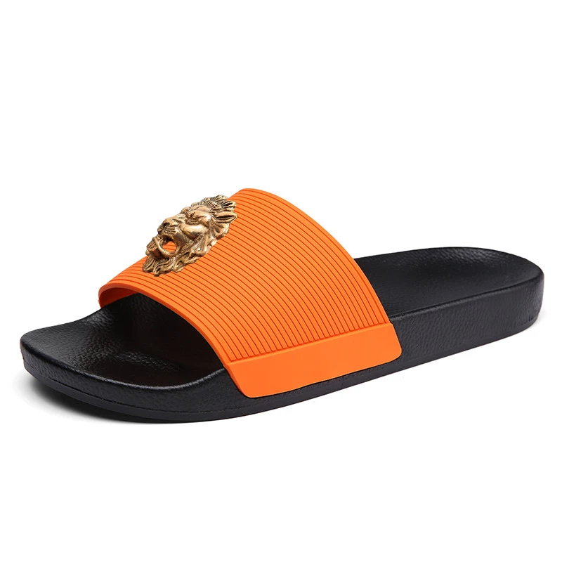 Nieuw Merk Heren Slipper Casual Zwart-Wit Schoenen Heren Designer Slipper Sandaal Zachte Zolen Dames Slipper Plus Sizet6