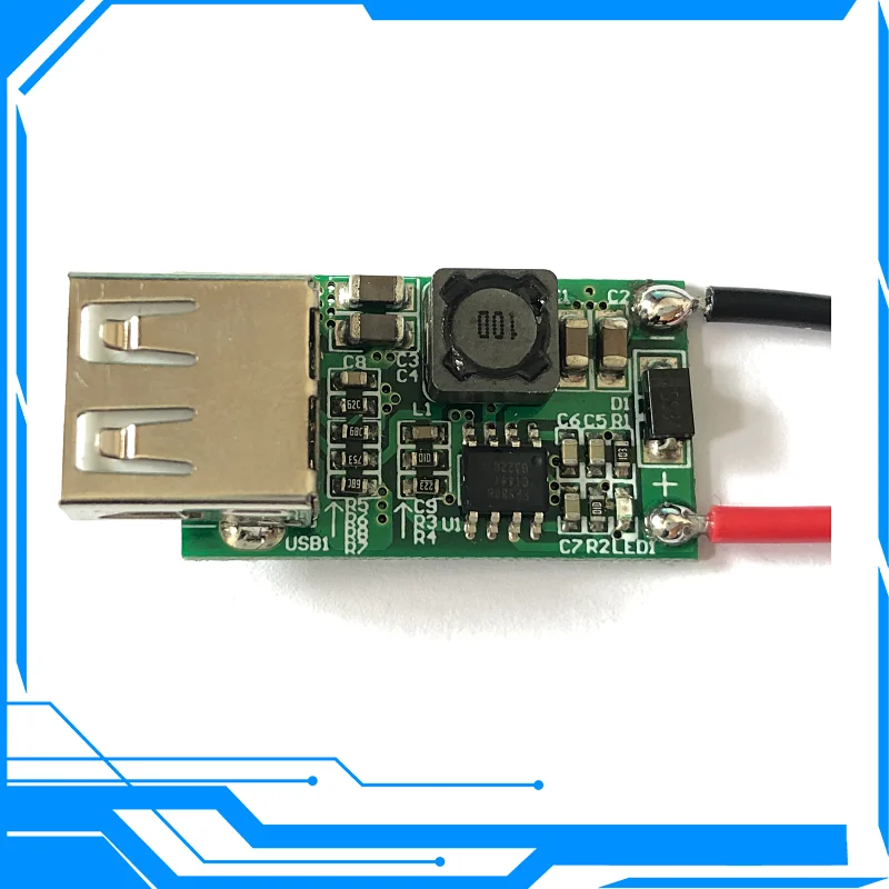 USB voltage regulator module charging, solar wind energy, generator charging, step-down module, mobile phone charging module