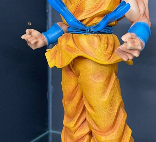 30CM Anime Dragon Ball Z Goku Super Saiyan God Figure Pvc Action Figures GK Statue Collection Model Toys for Children Gifts