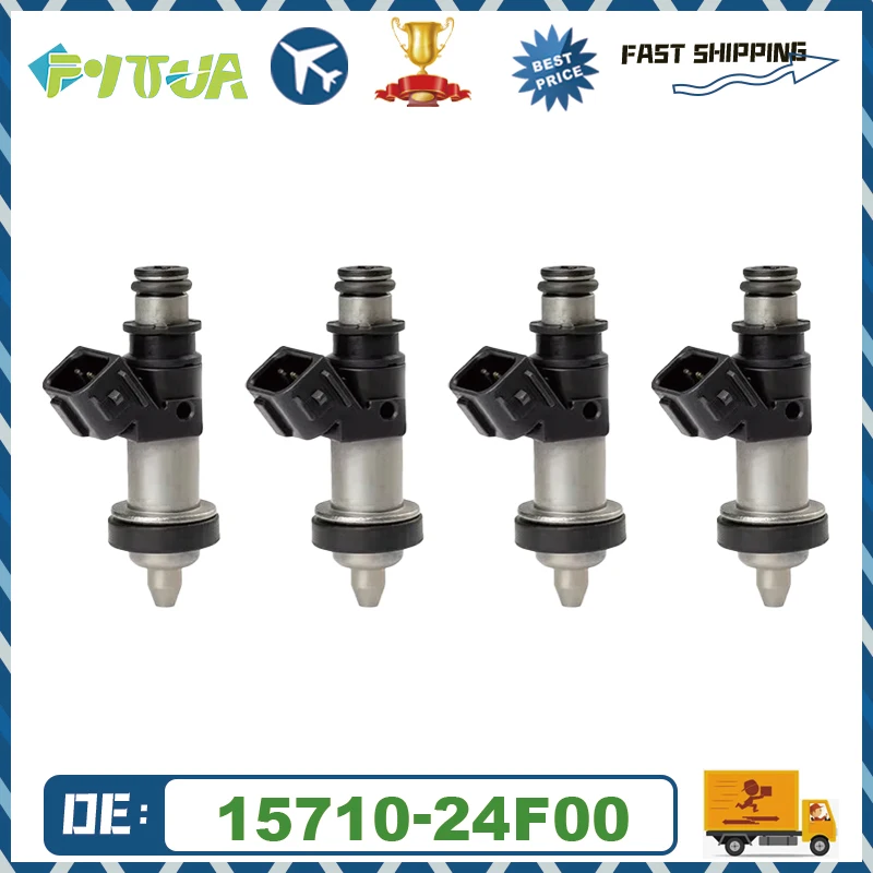 

4 шт. топливная форсунка 15710-24F00 для Suzuki GSXR 600 750 1000 для Hayabusa GSX1300 1571024F00 06164-PCA-000