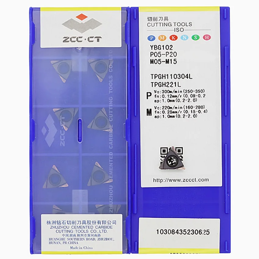

TPGH110302L YBG102/TPGH110304L YBG102/TPGH110302L YNG151/TPGH110304L YNG151 ZCC.CT CNC carbide inserts turning tools 10pcs/box