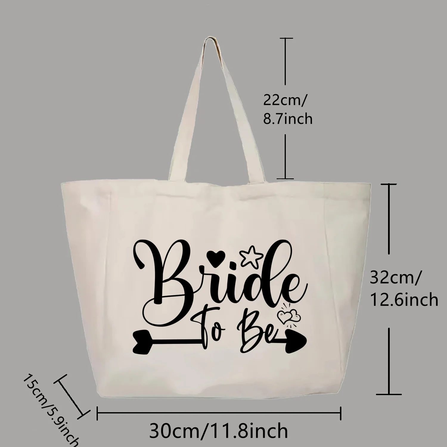 Braut zu sein Team Braut Bachelorette Party Squad EvJF Hochzeit Leinwand Tasche lässig große Handtaschen für Frauen Damen Shopping Handtasche