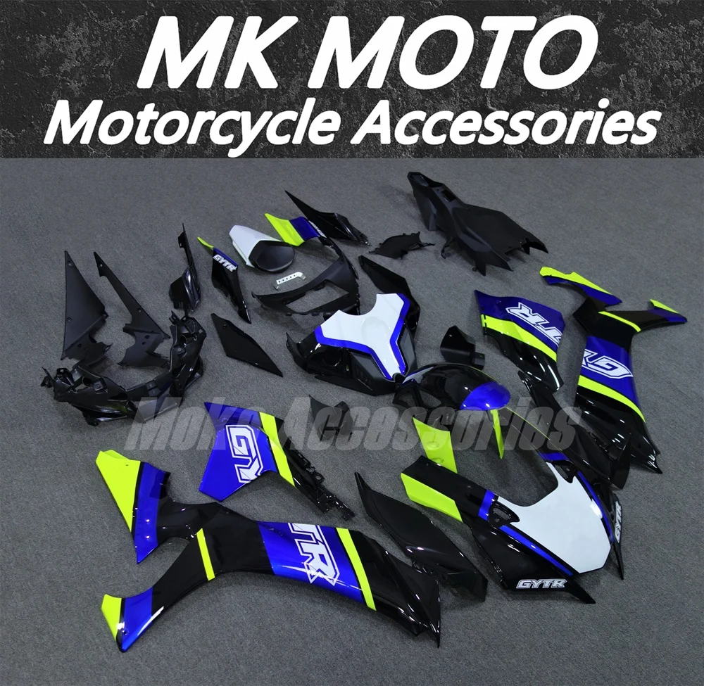 Motorcycle Fairings Kit Fit For Yzf R1M R1 2020 2021 2022 2023 Bodywork Set Abs Injection Neon Blue Black Fluorescence