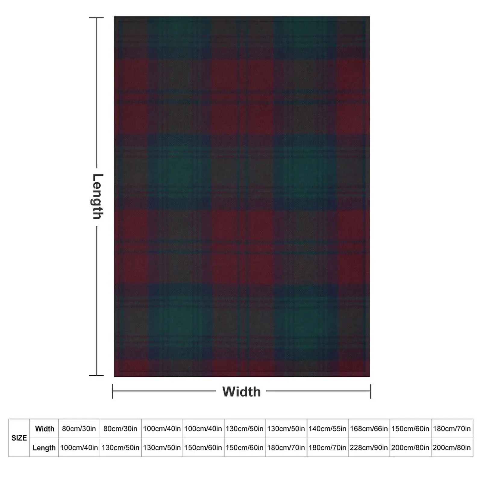 Lindsay Scottish Tartan Throw Blanket Heavy wednesday Weighted Blankets