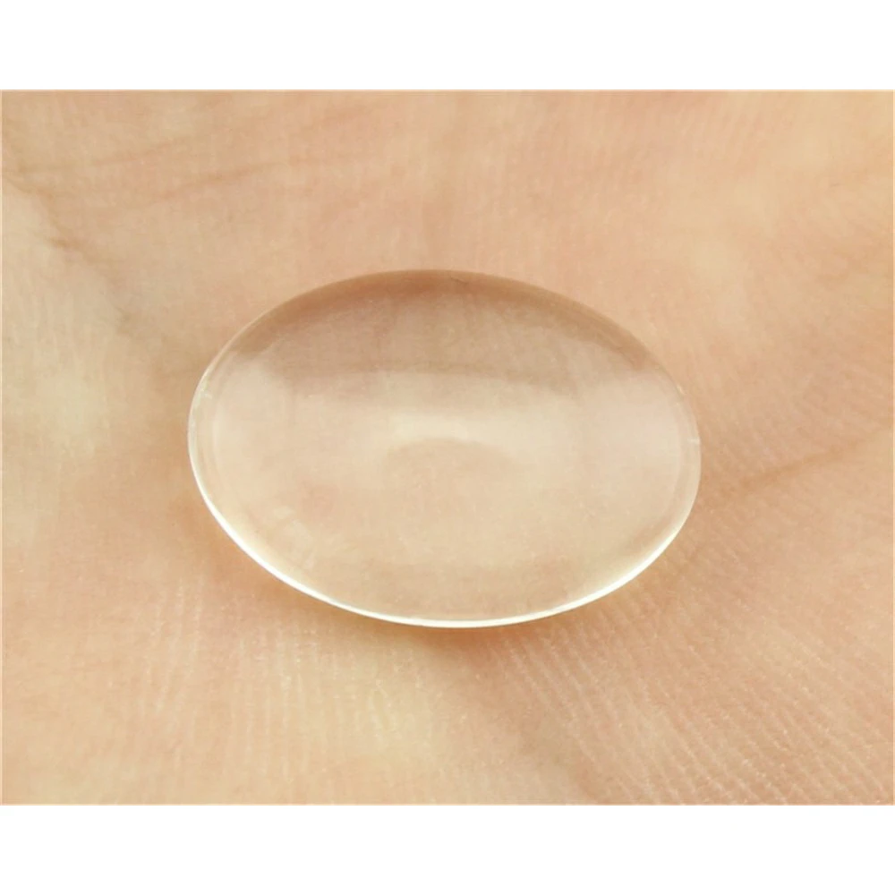 WYSIWYG 25X35Mm 20X30Mm 18X25Mm 13X18Mm 10X14Mm Oval Bentuk Datar Belakang Kaca Bening Cabochon Perhiasan Temuan & Komponen