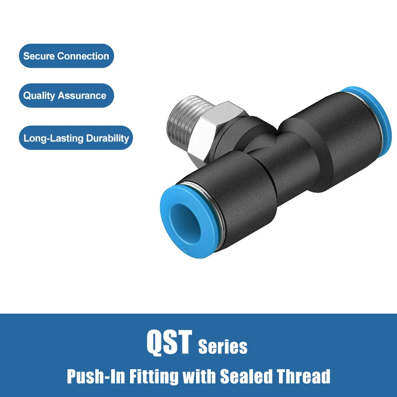 

10pcs/pack QST joints Push in Fittings QST-1/8-1/4-3/8-1/2-4-6-8-10-12 FESTO Type Air Tool Connector Push-in Quick Connector